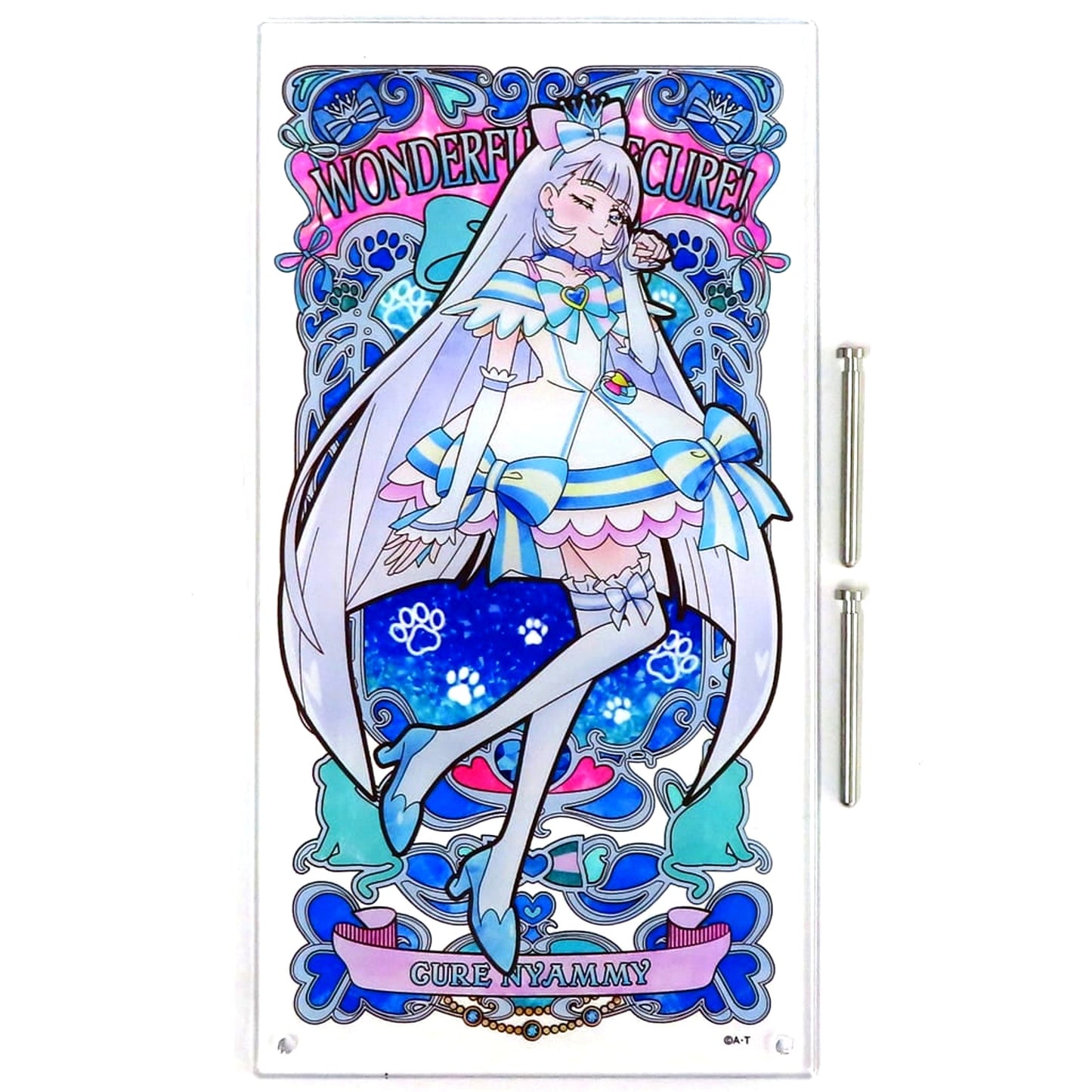 Cure Nyammy Wonderful Precure! Acrylic Art Board embrace the memoryful [USED]