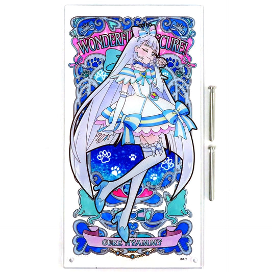 Cure Nyammy Wonderful Precure! Acrylic Art Board embrace the memoryful [USED]