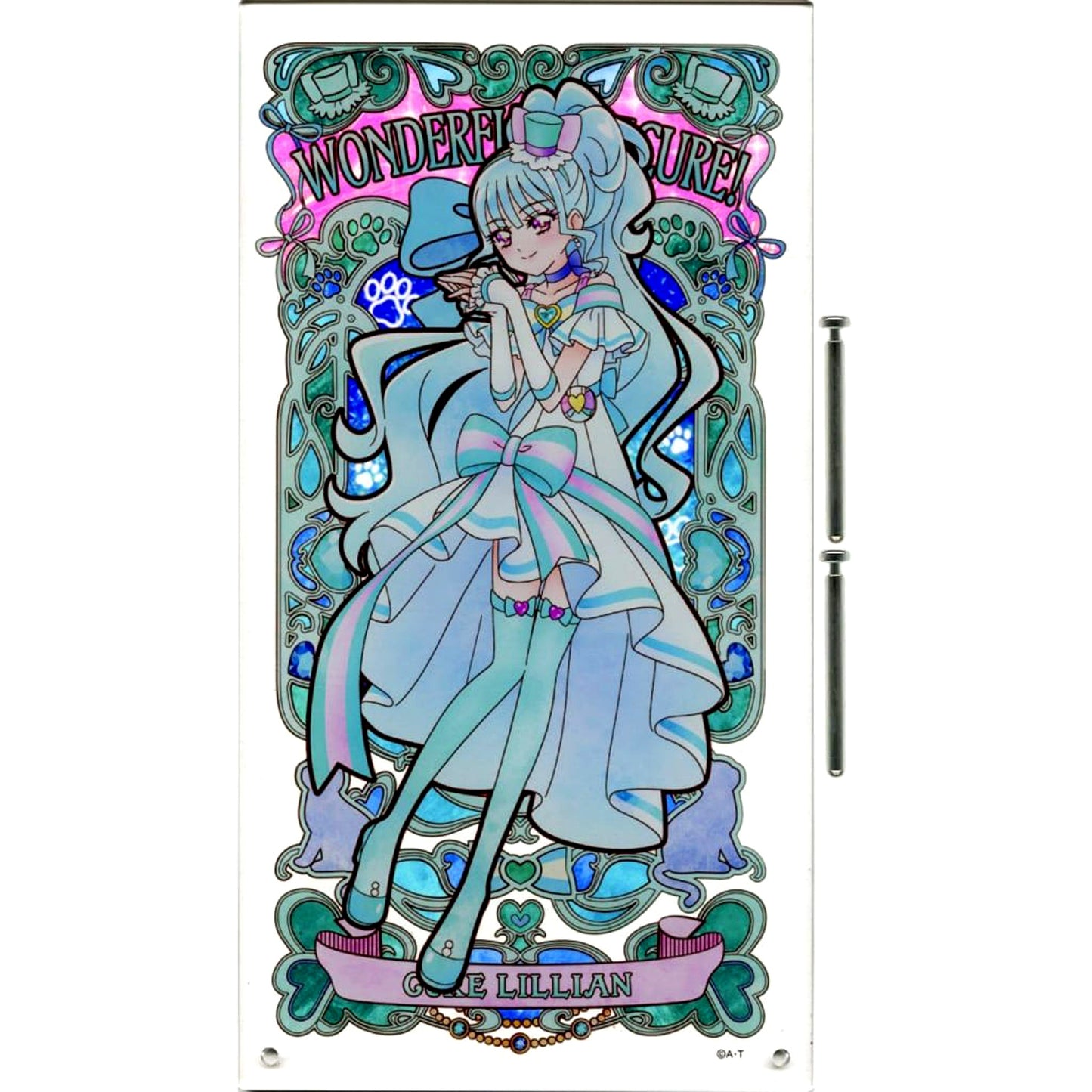 Cure Lillian Wonderful Precure! Acrylic Art Board embrace the memoryful [USED]