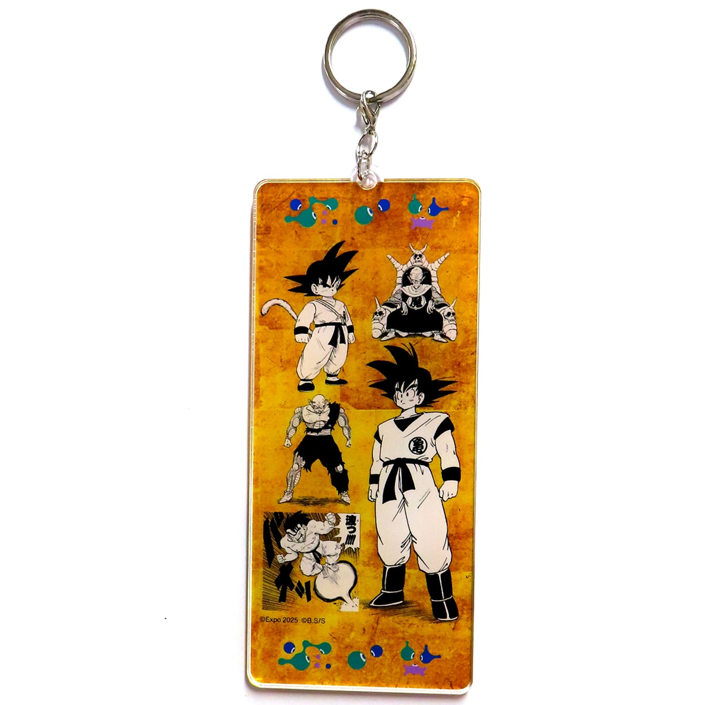 2 Large Acrylic Keychain EXPO 2025 Osaka Kansai with Dragon Ball [USED]