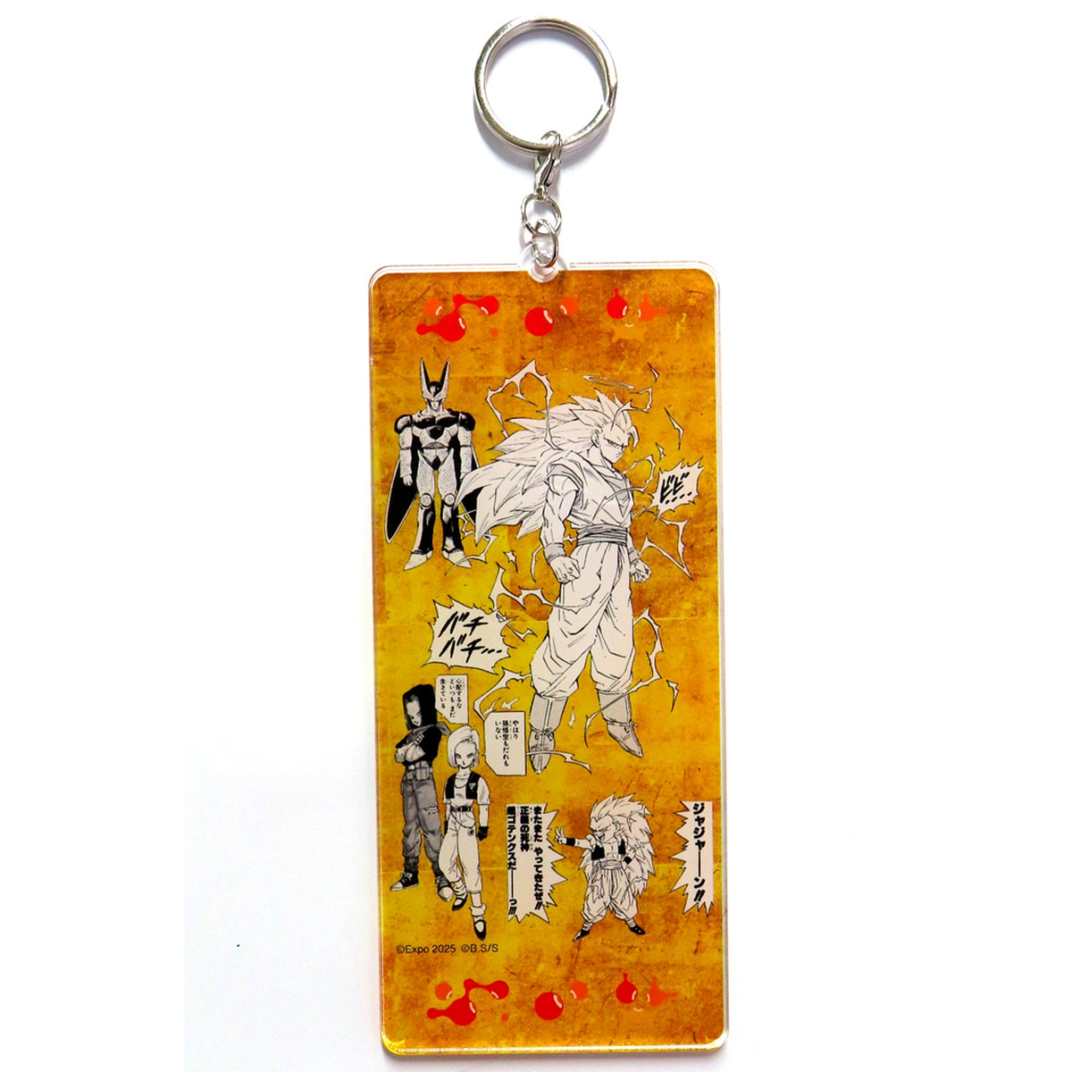 4 Large Acrylic Keychain EXPO 2025 Osaka Kansai with Dragon Ball [USED]