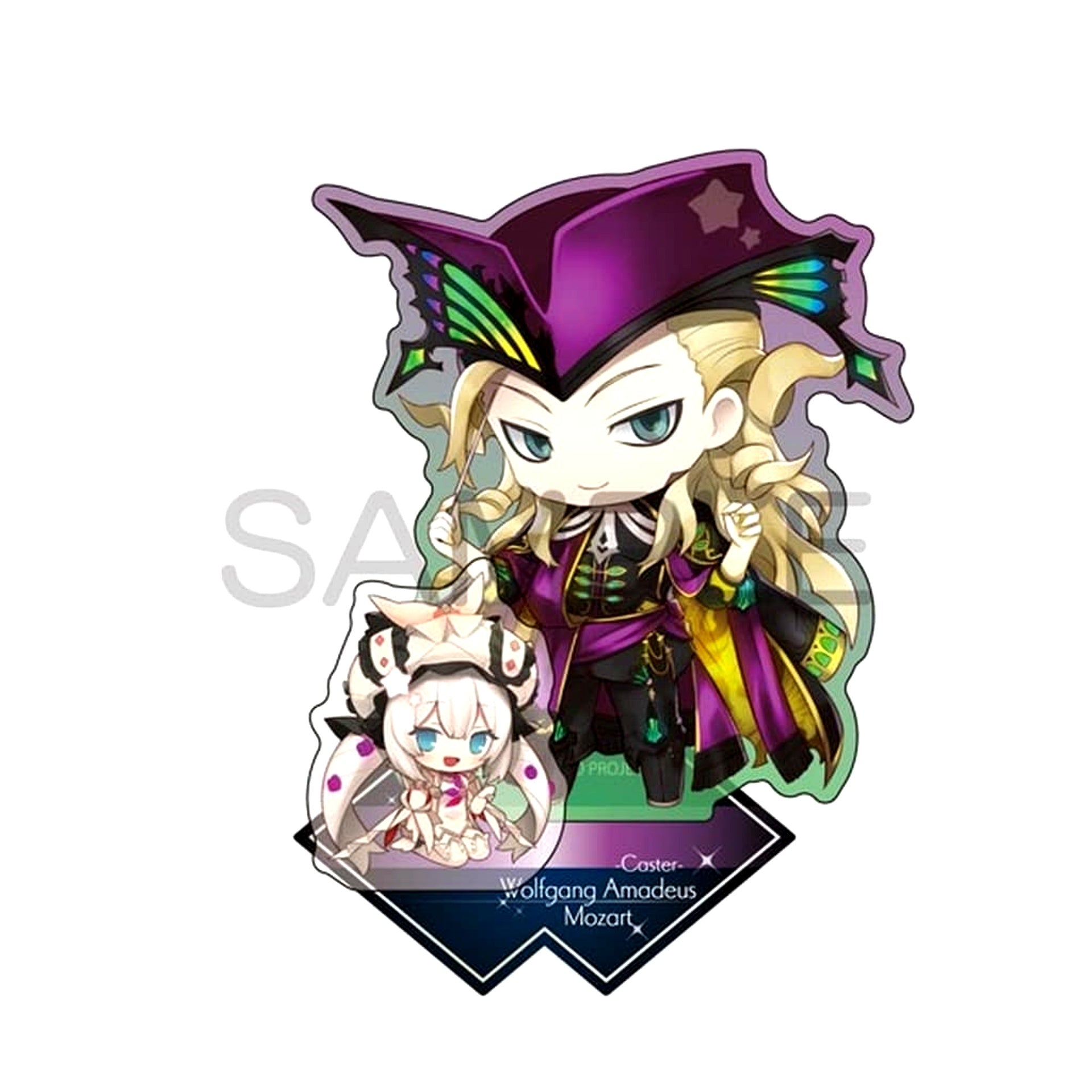 Fate/Grand Order Wolfgang Amadeus Mozart Caster Charatoria Acrylic Stand [USED]