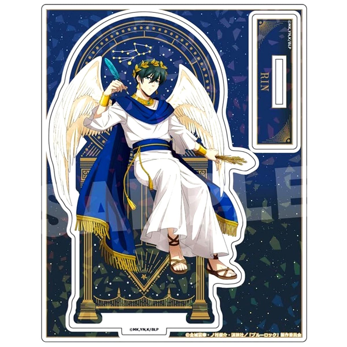 Rin Itoshi 2 Hologram Acrylic Figure Constellation Ver. Blue Lock [USED]