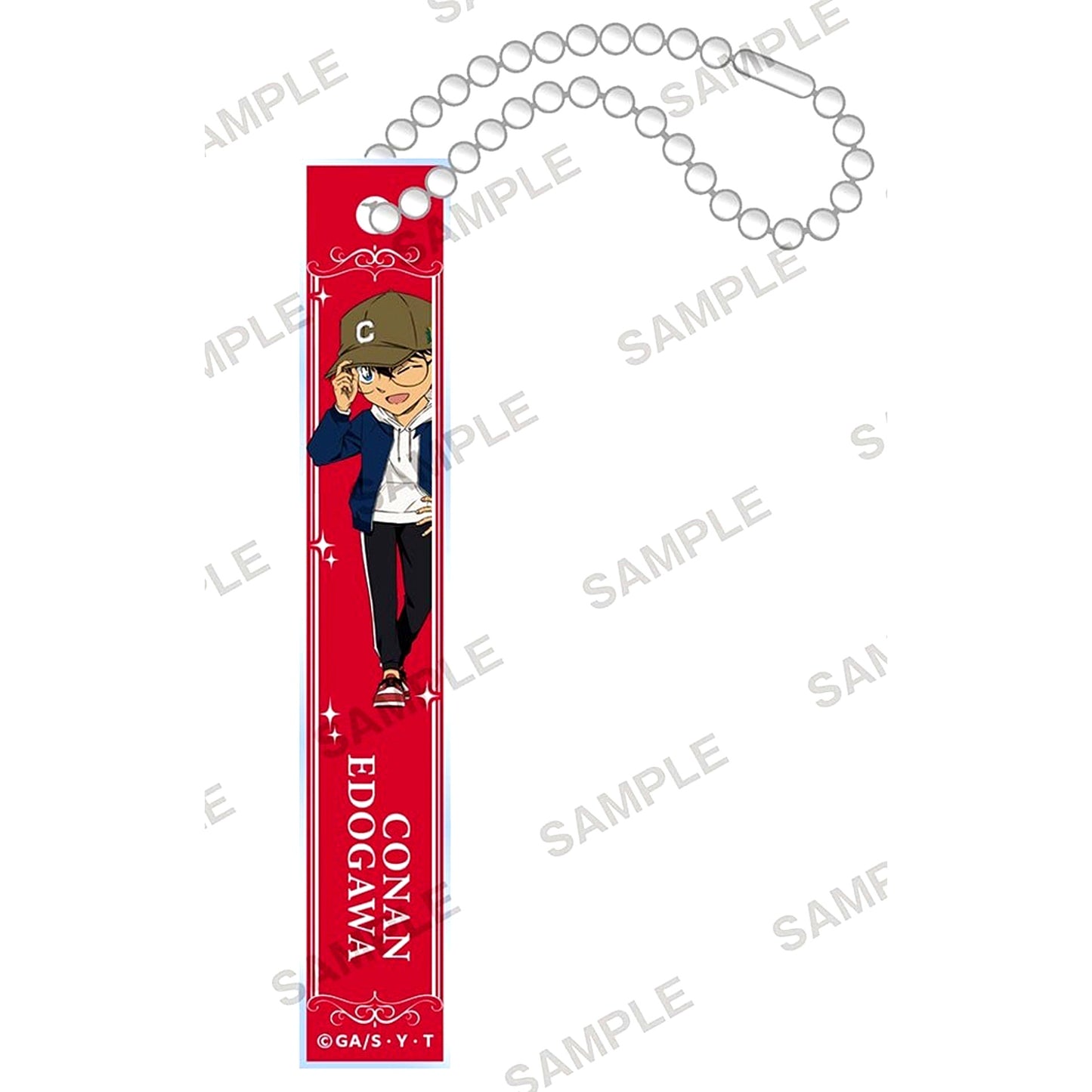 Conan Edogawa Detective Conan Room Key Style Acrylic Keychain Casual Clothes Ver. [USED]