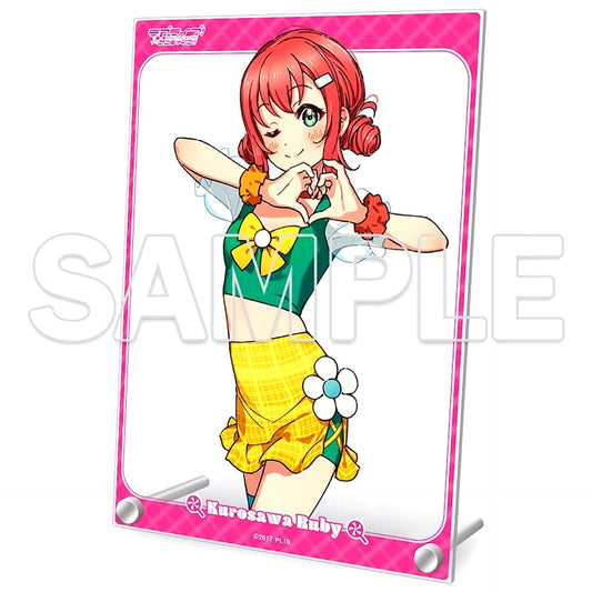 Ruby Kurosawa Aqours A5 Acrylic Panel Love Live! Sunshine!! [USED]