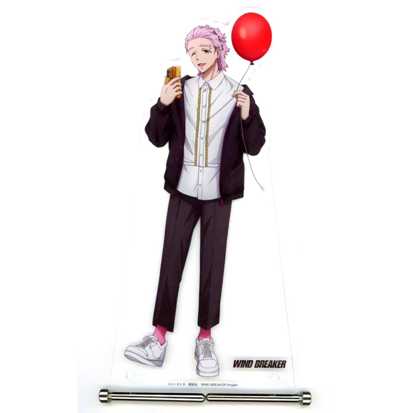 Mitsuki Kiryu WIND BREAKER Big Acrylic Stand Seven Net Limited [USED]