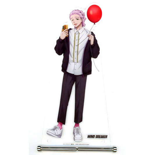 Mitsuki Kiryu WIND BREAKER Big Acrylic Stand Seven Net Limited [USED]