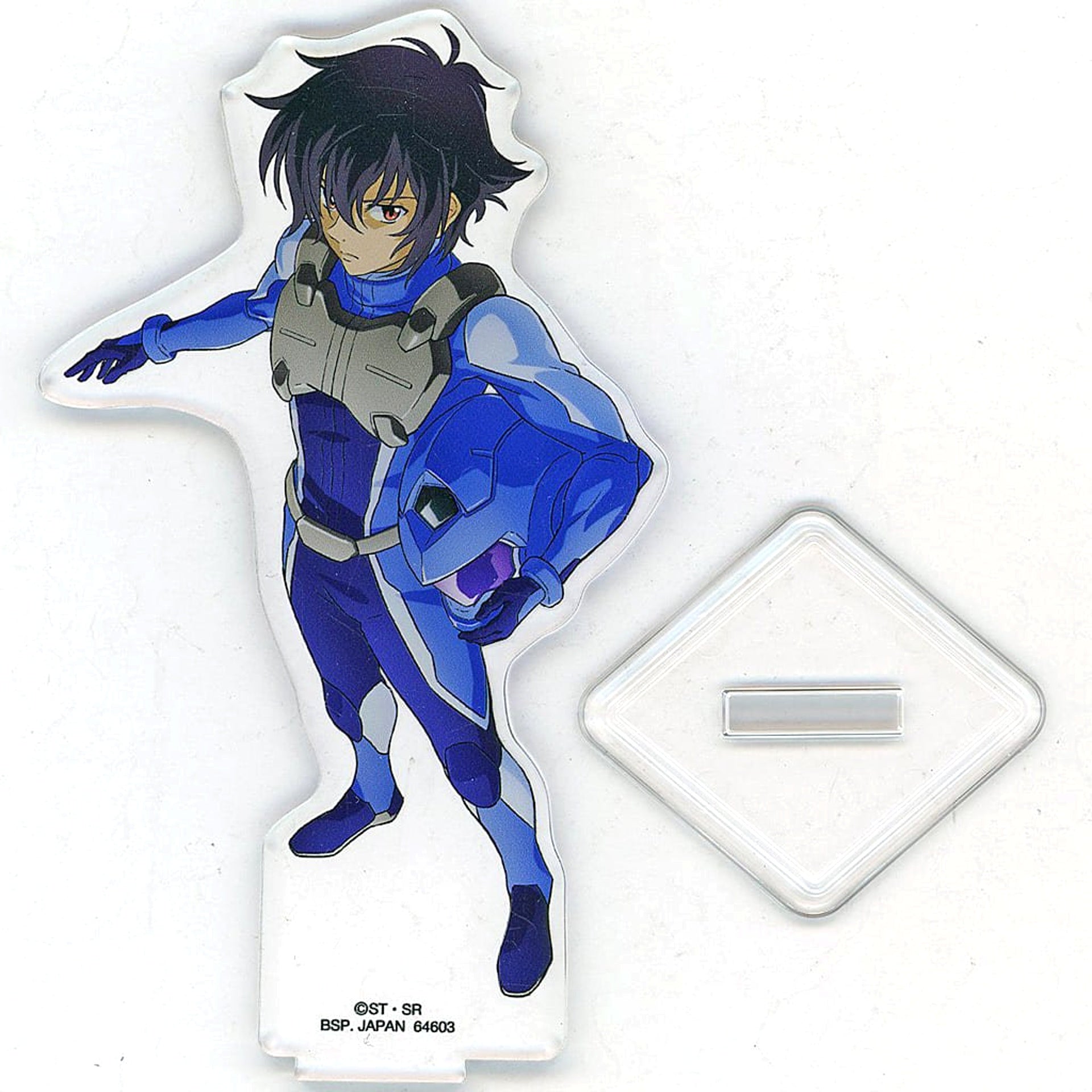 Mobile Suit Gundam 00 Setsuna F. Seiei Pilot Suit Ichiban Kuji Gundam Meisters Acrylic Stand Prize G [USED]