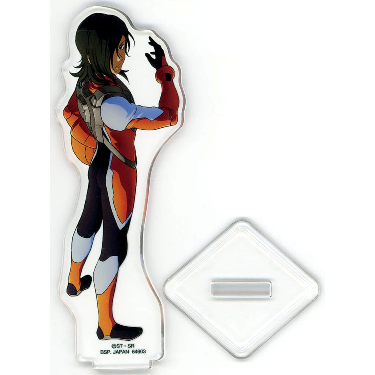 Mobile Suit Gundam 00 Allelujah Haptism Pilot Suit Ichiban Kuji Gundam Meisters Acrylic Stand Prize G [USED]