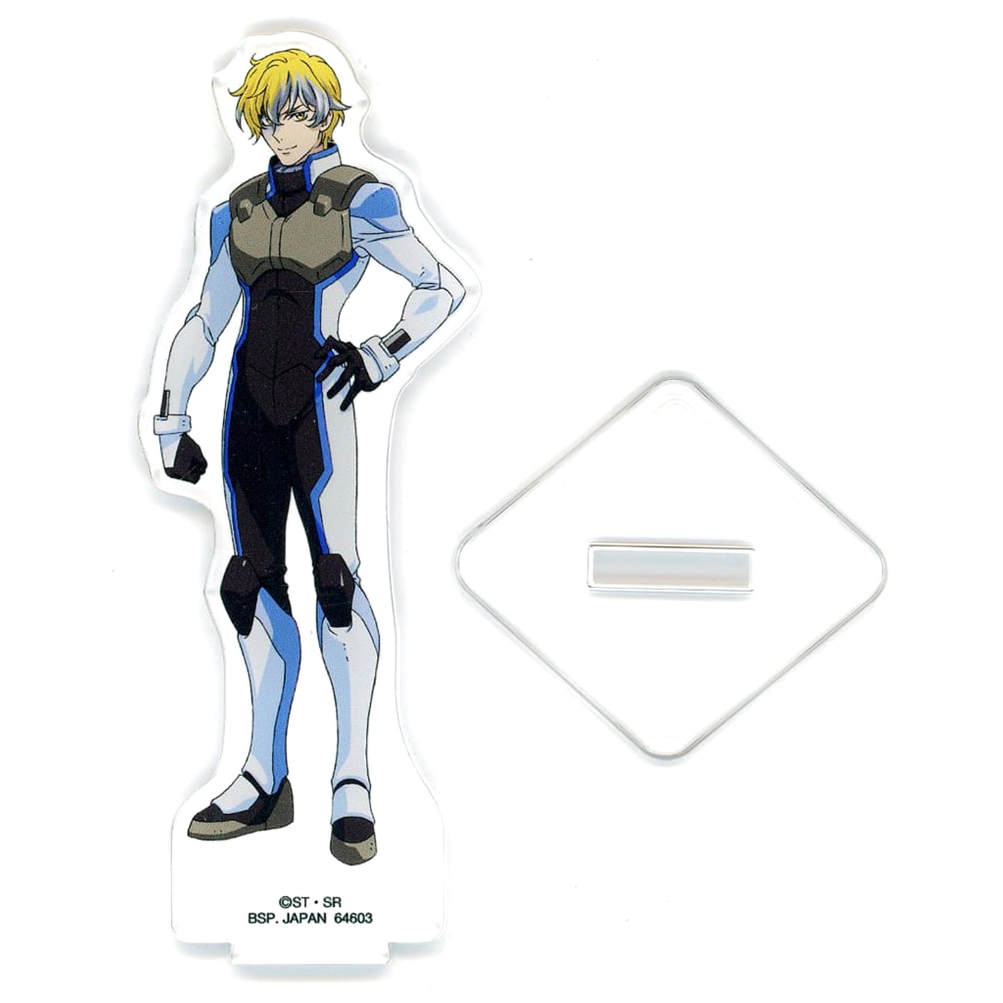 Mobile Suit Gundam 00 Graham Aker Facing Left Ichiban Kuji Gundam Meisters Acrylic Stand Prize G [USED]