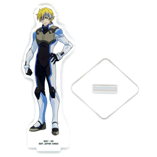 Mobile Suit Gundam 00 Graham Aker Facing Left Ichiban Kuji Gundam Meisters Acrylic Stand Prize G [USED]