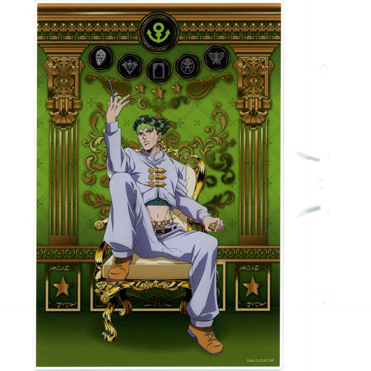 Rohan Kishibe A Prize Acrylic Board JoJo's Bizarre Adventure JOJO WORLD 3 Minigame Joestar Family Dinner English Gentleman's Table Manners Roulette [USED]