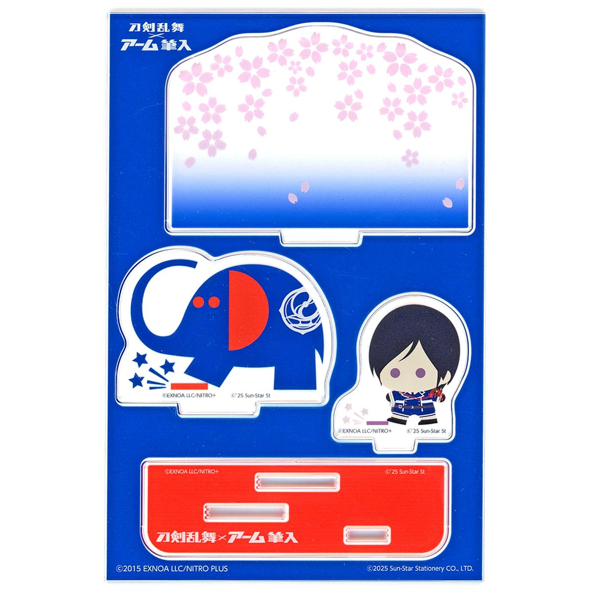 Yagen Toushirou Touken Ranbu ONLINE Acrylic Stand x Arm Pen Case [USED]