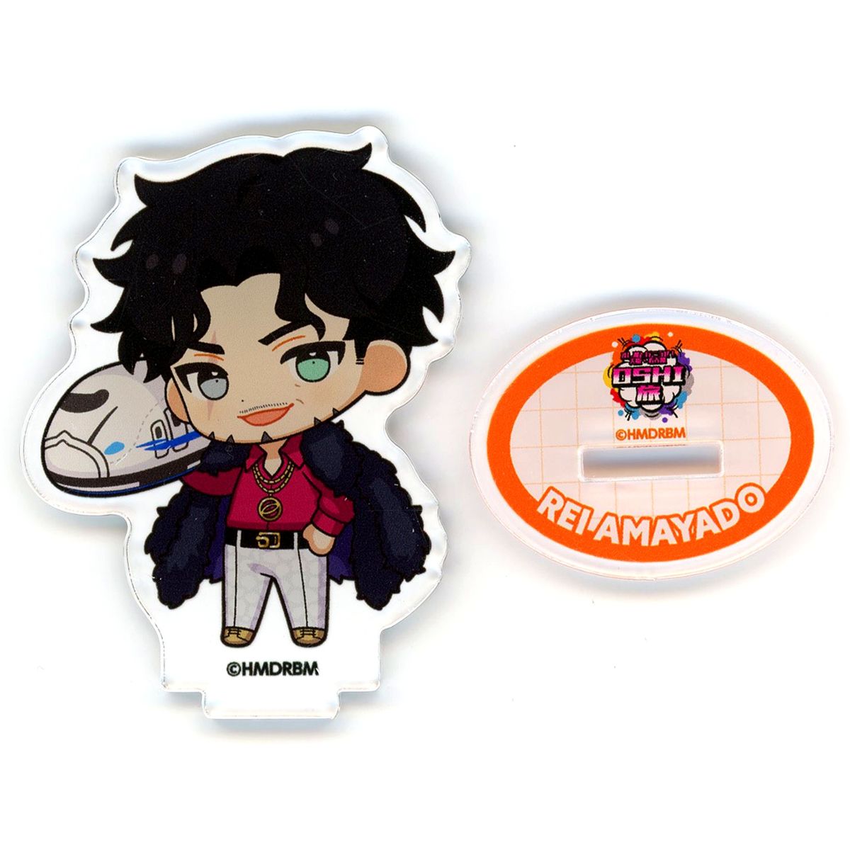 Rei Amayado Hypnosis Mic: Division Rap Battle JR Central Oshi Tabi x Movie Let's Go Together! Osaka Nagoya OSHI Trip Trading Acrylic Stand Osaka Limited [USED]