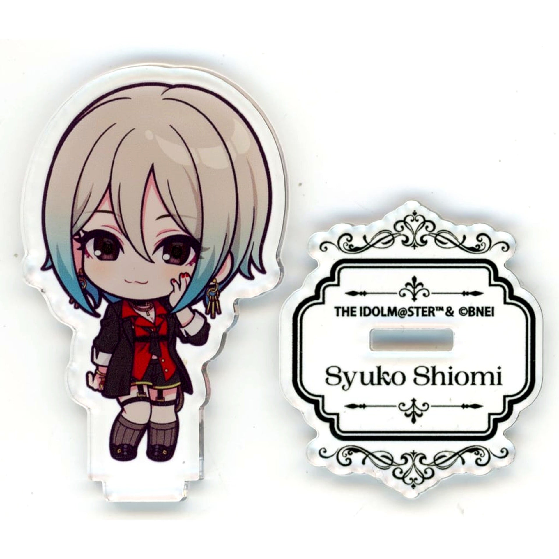 Syuko Shiomi The Idolmaster Cinderella Girls Trading Mini Chara Acrylic Stand POP UP SHOP #Midnight Runway [USED]