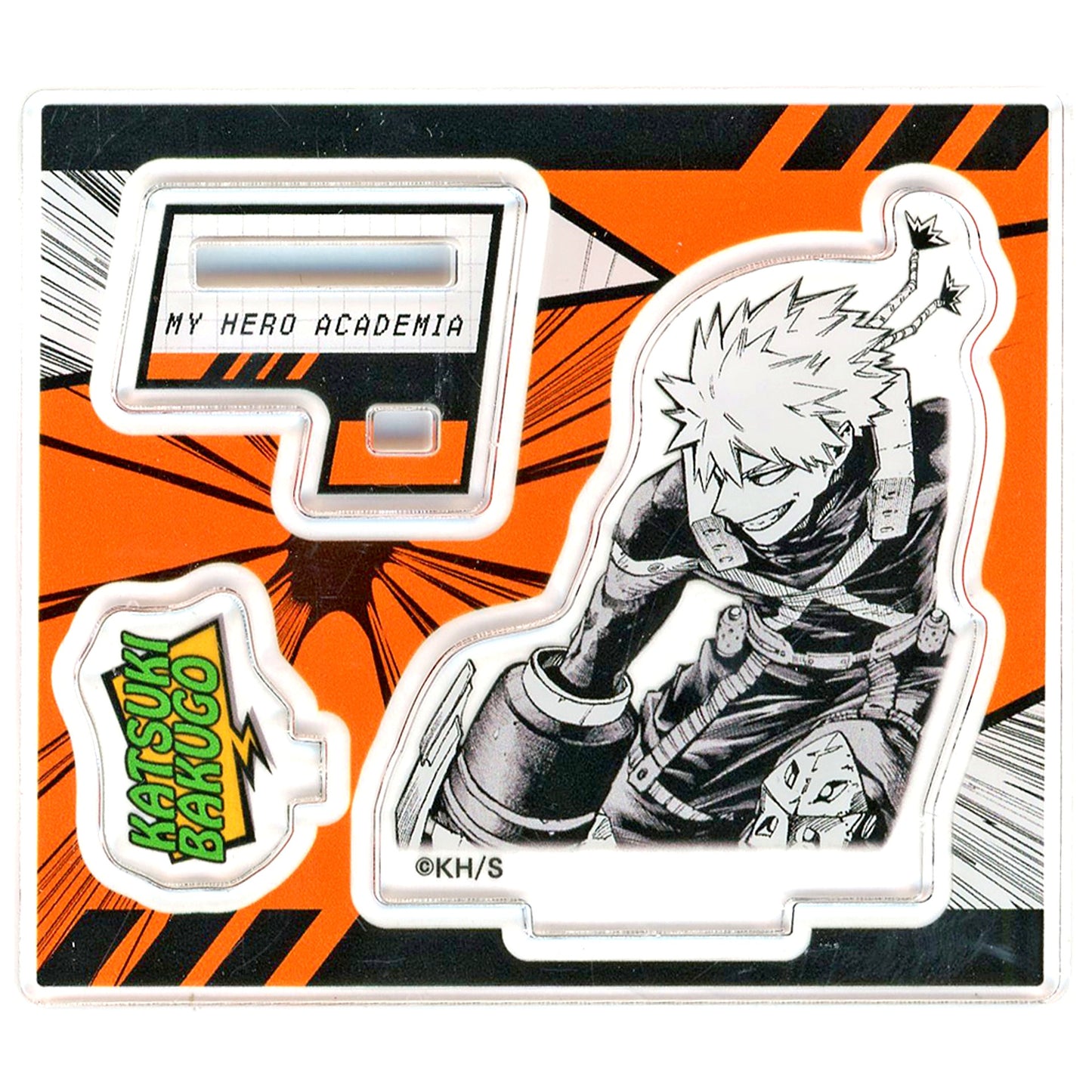 Katsuki Bakugo - Die-cut Version / Hero / No Mask My Hero Academia Acrylic Figure Collection HEROES Katsuki Bakugo [USED]