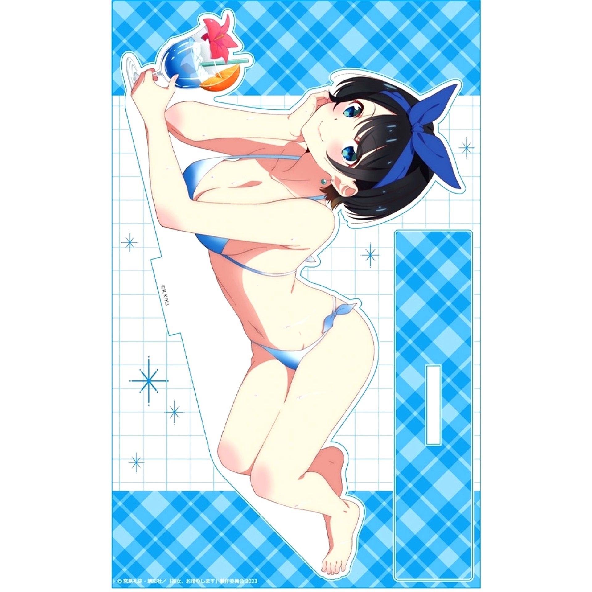 Ruka Sarashina Rent-a-Girlfriend Swimsuit Ver. Acrylic Character Stand [USED]