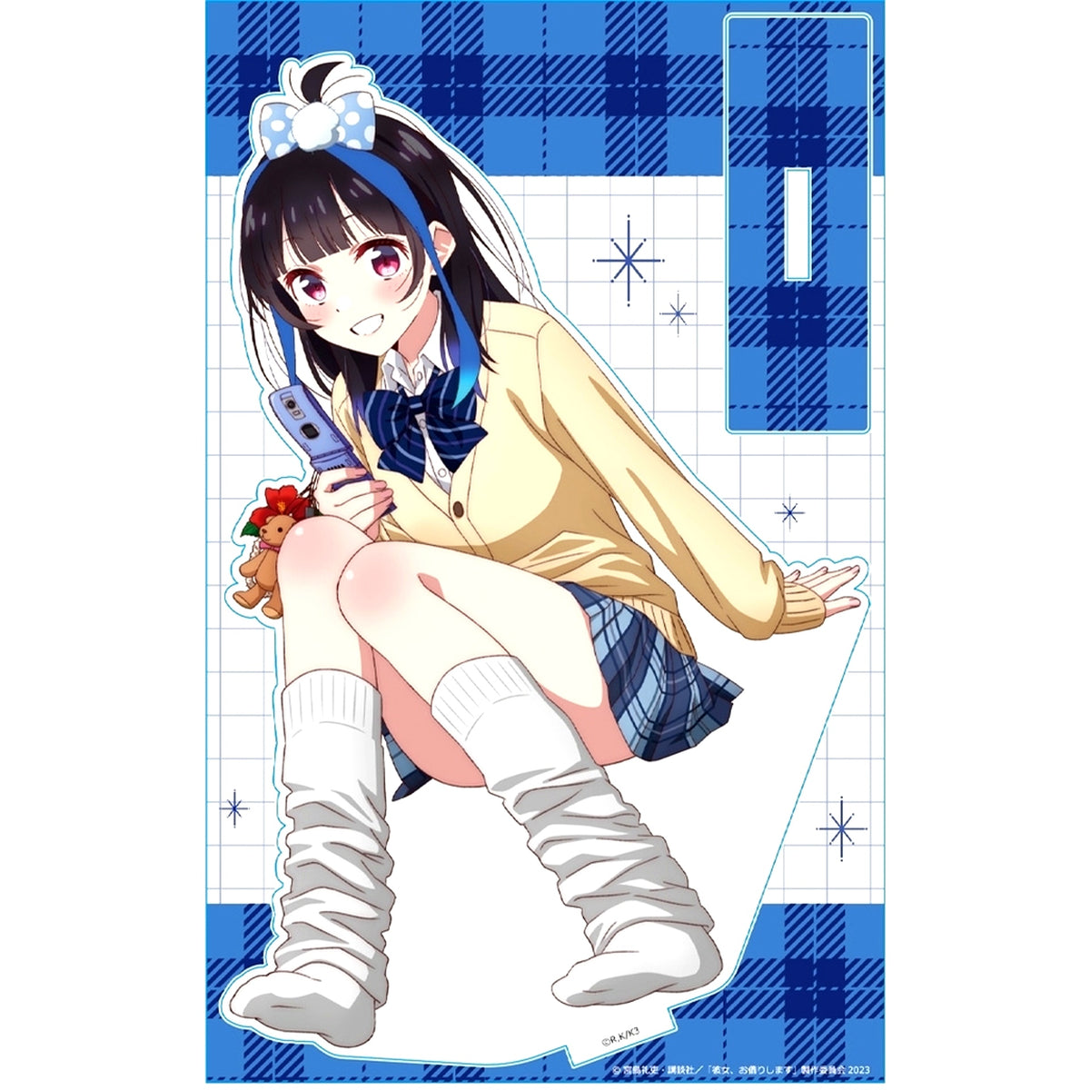 Mini Yaemori Rent-a-Girlfriend School Uniform Ver. Acrylic Character Stand [USED]