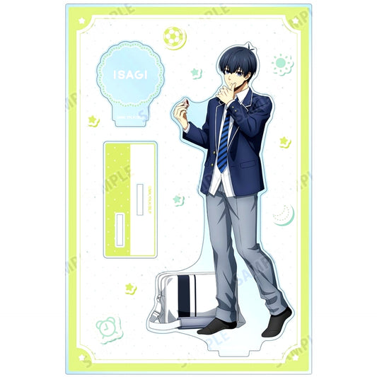 Yoichi Isagi Illustration Morning Routine Ver. BIG Acrylic Stand with Parts Blue Lock [USED]