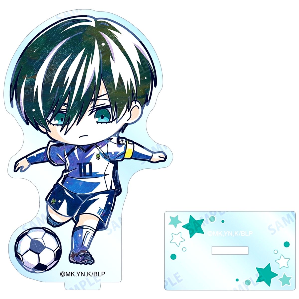 Rin Itoshi Chibi Ani-Art Wave 2 Big Acrylic Stand Blue Lock [USED]
