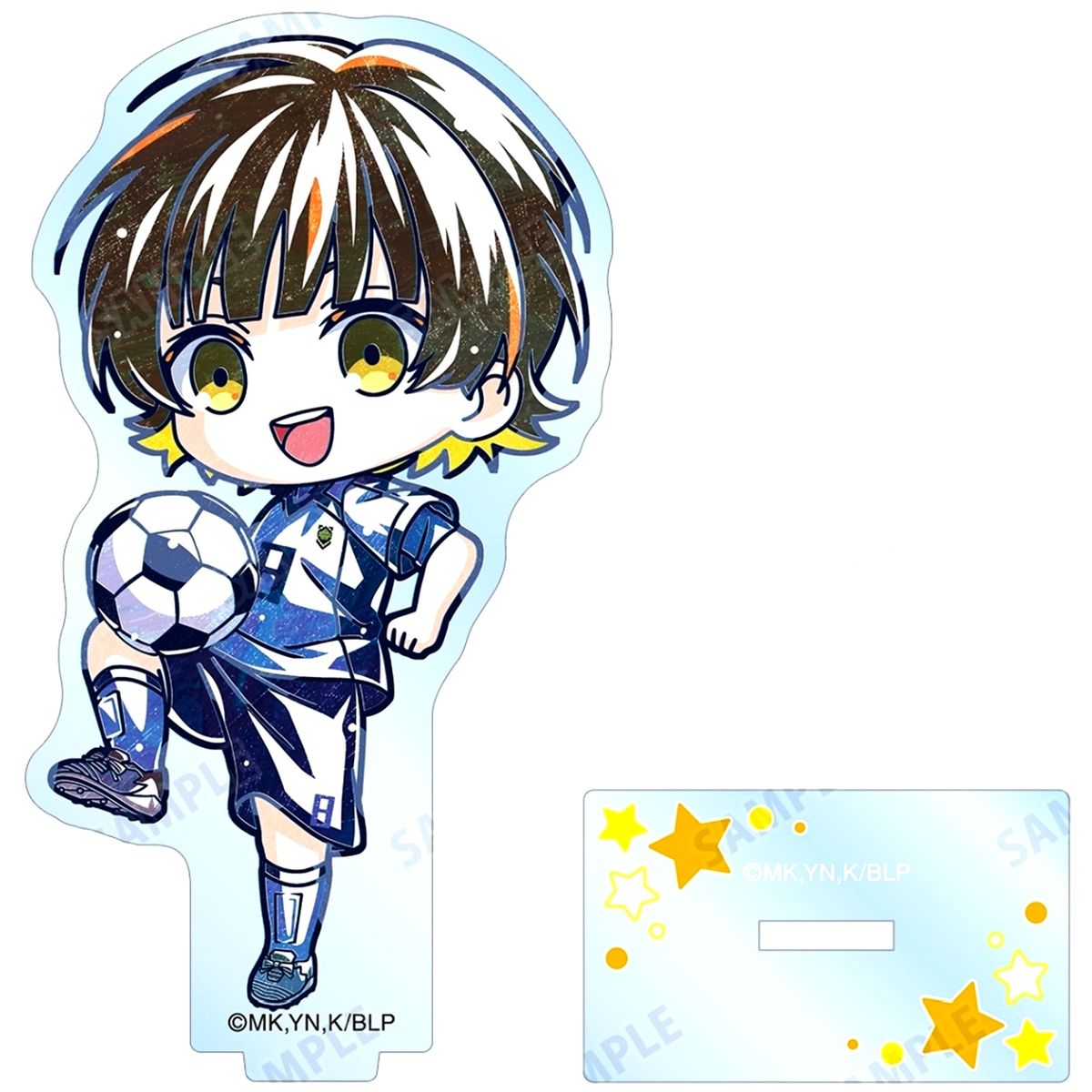 Meguru Bachira Chibi Ani-Art Wave 2 Big Acrylic Stand Blue Lock [USED]