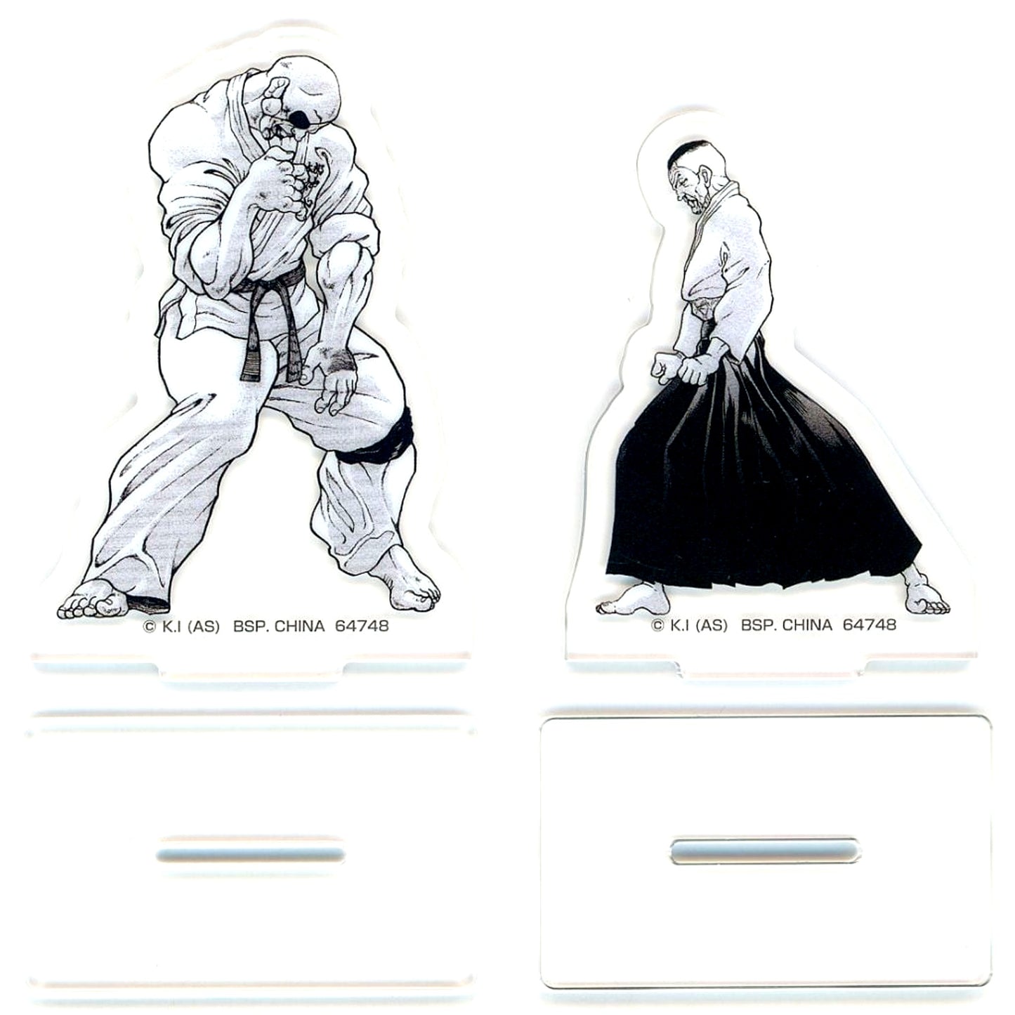 Goki Shibukawa and Doppo Orochi G Prize Ichiban Kuji Baki The World Can Be Changed With A Single Fist Acrylic Stand [USED]