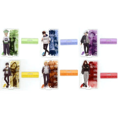 Dr. STONE Senku Ishigami & Others All 6 Types Set Puchikuji Monotone Street & Cyberpunk Acrylic Stand Prize A Acrylic Stands [USED]