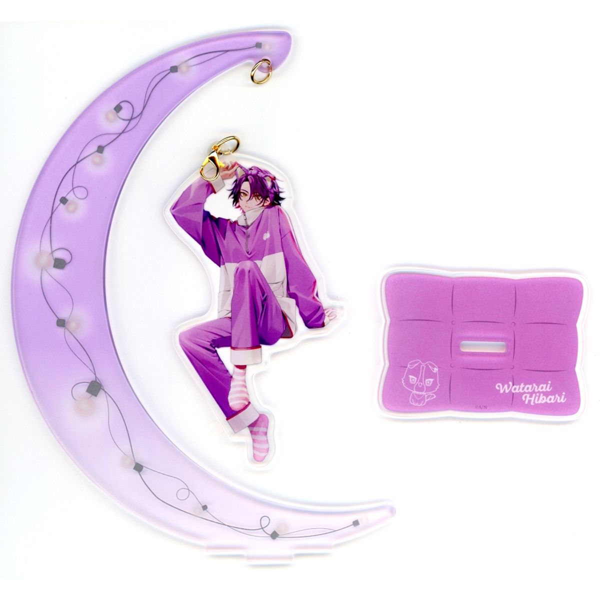 Watarai Hibari VOLTACTION Swaying Acrylic Stand Virtual YouTuber Nijisanji Pajama Party [USED]