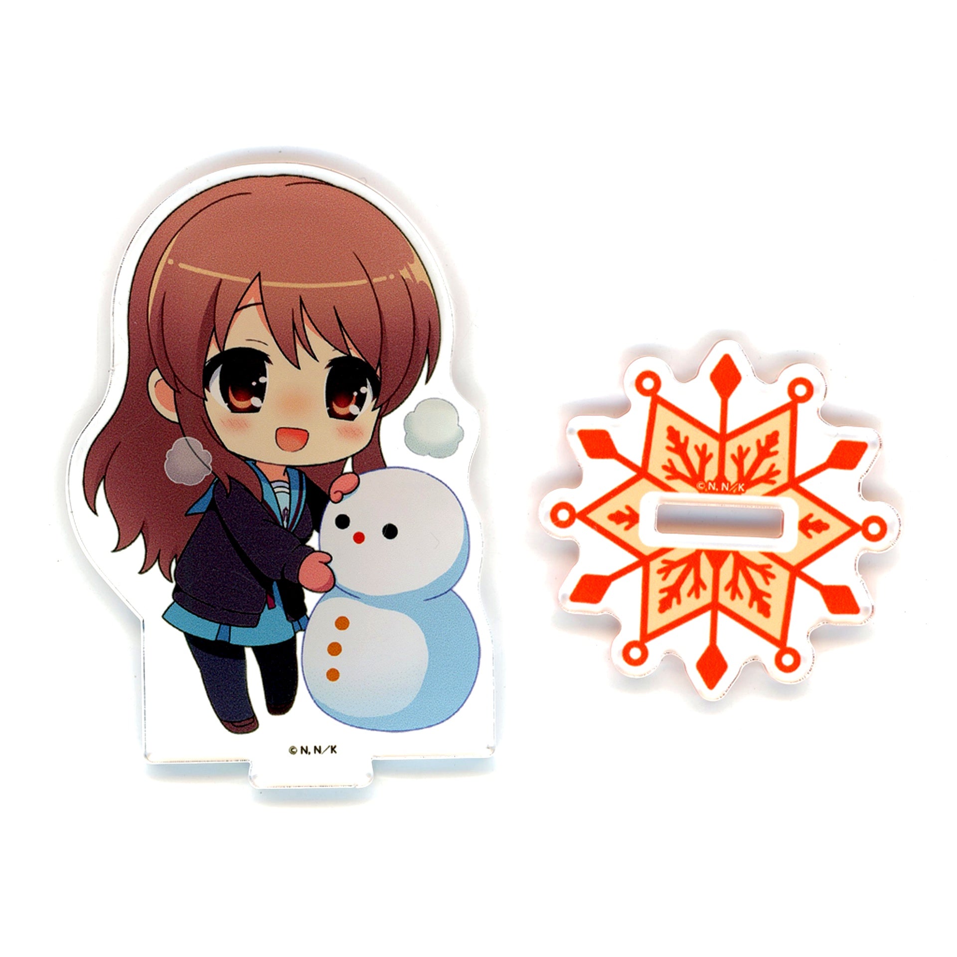 Mikuru Asahina The Theater of Haruhi Suzumiya Release Event Winter SOS Brigade Trading Mini Acrylic Stand [USED]