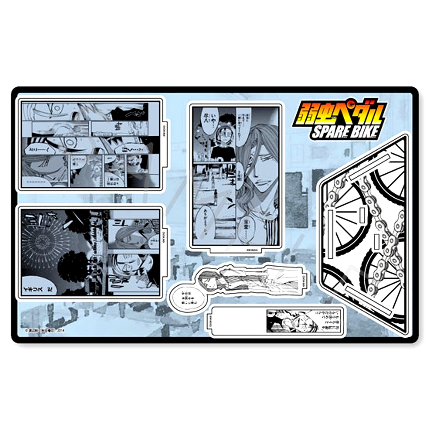Design C Big Acrylic Stand Yowamushi Pedal Spare Bike [USED]