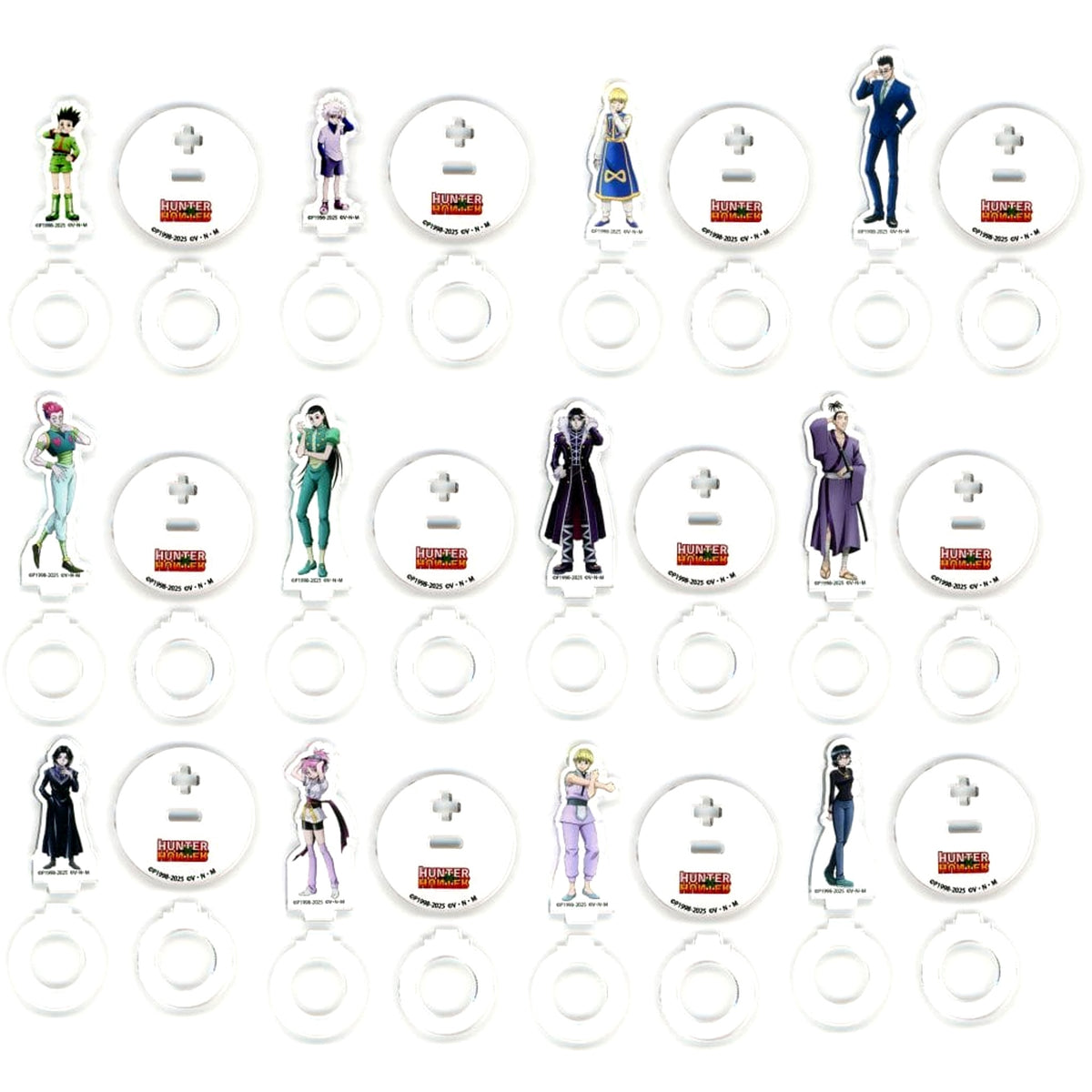 Hunter x Hunter Gon Freecss & Others All 12 Types Set Vision of Hunter Mini Acrylic Stand with Ring Pop-Up Shop Vision of Hunter Exclusive Acrylic Stands [USED]