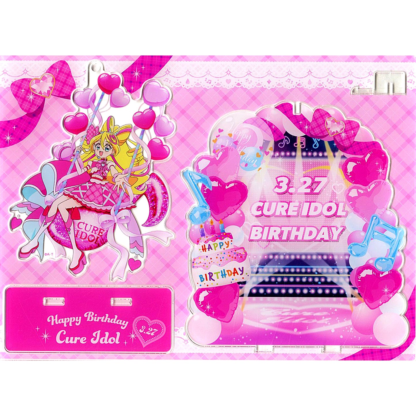 Cure Idol Birthday Swaying Acrylic Stand Kimi to Idol Precure [USED]