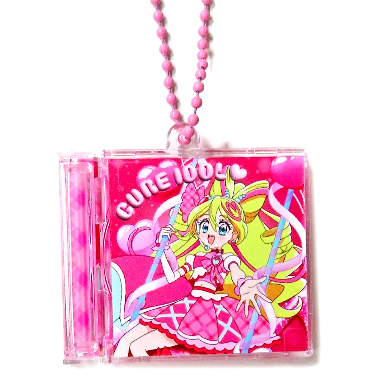 Cure Idol Kimi to Idol PreCure Mini CD Keychain [USED]