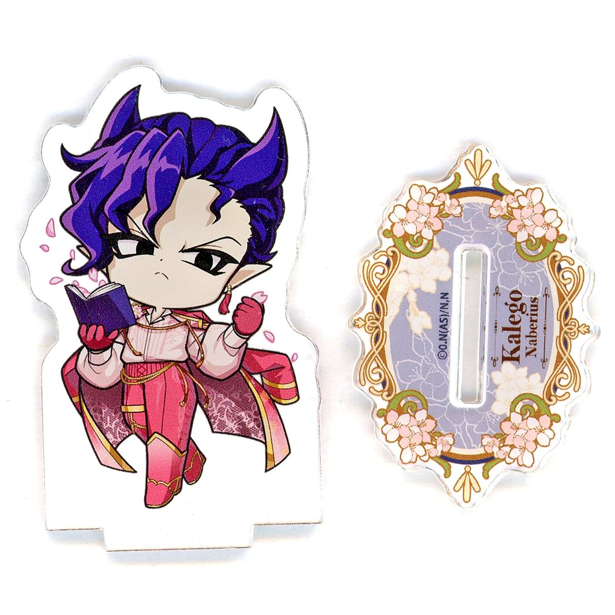 Naberius Kalego Welcome to Demon School! Iruma-kun x HANA BIYORI Flower Viewing Iruma-kun Mini Character Acrylic Stand Sakura Ver. [USED]
