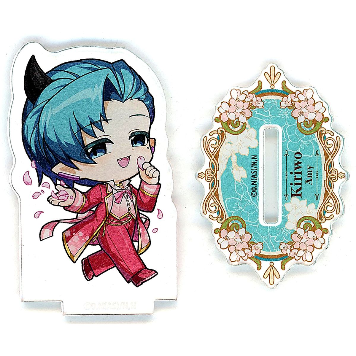 Amy Kirio Mini Acrylic Stand Welcome to Demon School! Iruma-kun x HANA BIYORI Sakura Ver. [USED]