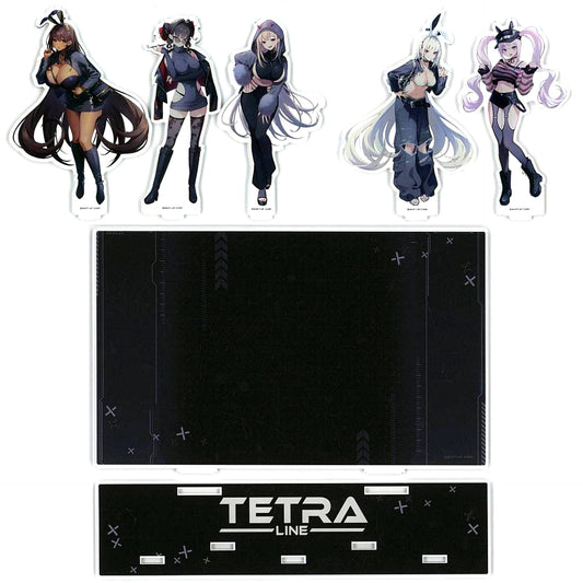 Group Goddess of Victory: Nikke BLACK COLLECTION by ZOZOTOWN Diorama Acrylic Stand [USED]