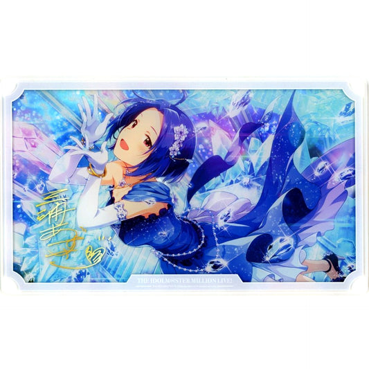 Azusa Miura THE IDOLM@STER MILLION LIVE! Acrylic Stand Frozen Crystal After Awakening Official Shop Kuji M@STER Prize A [USED]
