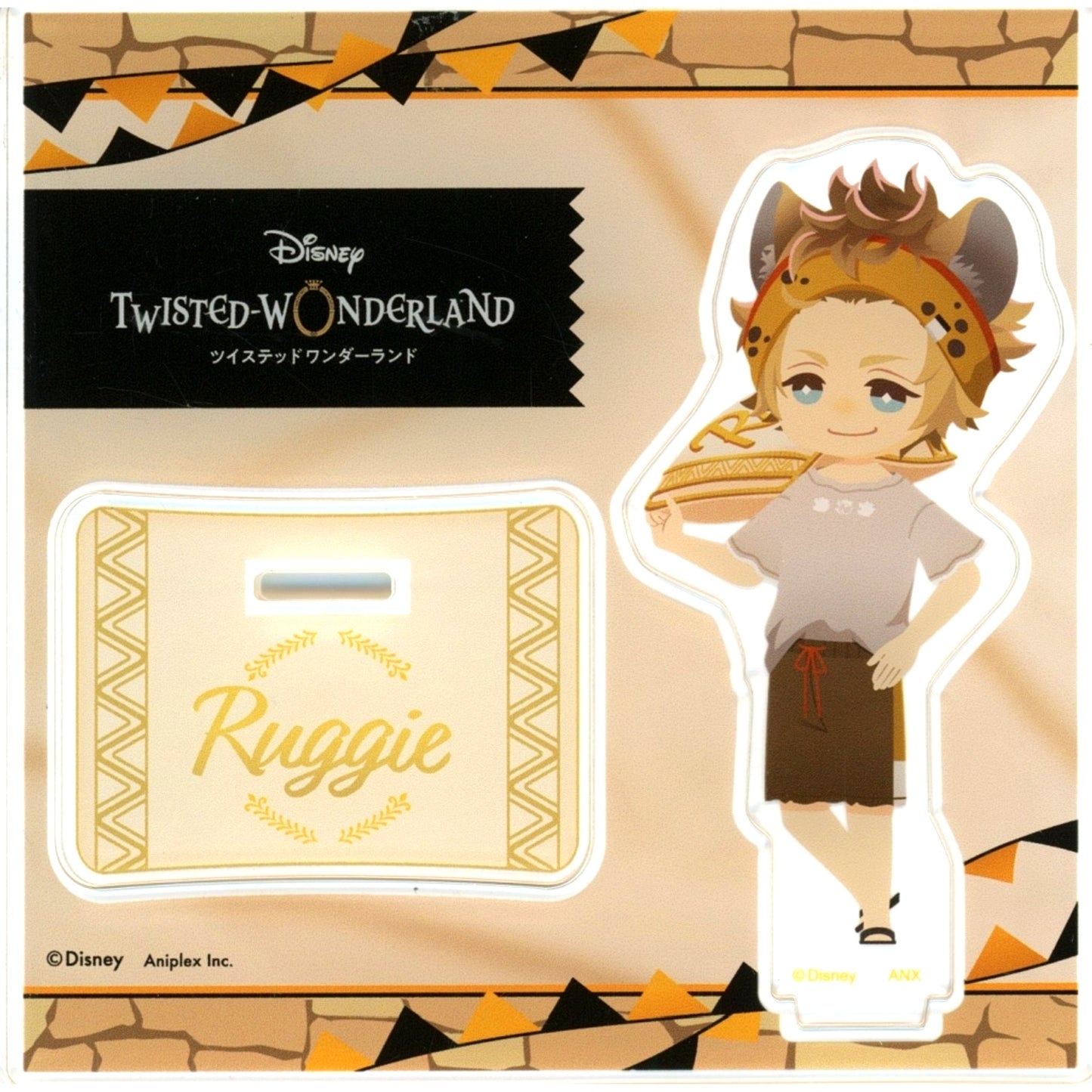 Ruggie Bucchi Relaxing My Room Ver. Mini Acrylic Stand Disney Twisted-Wonderland Ruggie Birthday Memorial Goods [USED]