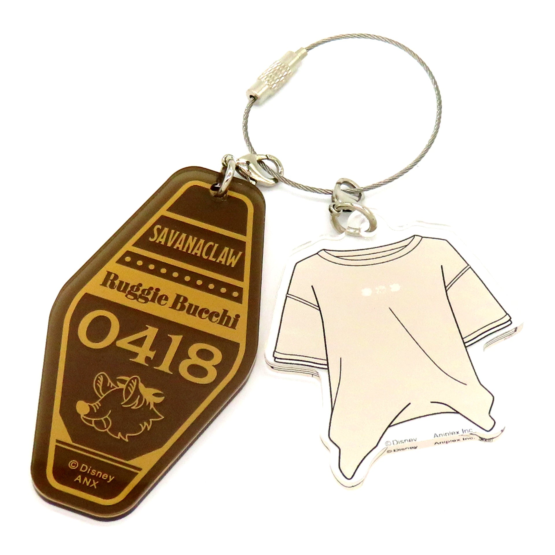 Ruggie Bucchi Disney Twisted-Wonderland Costume Acrylic Charm Relaxing My Room Ver. Ruggie's Birthday Commemorative Goods [USED]