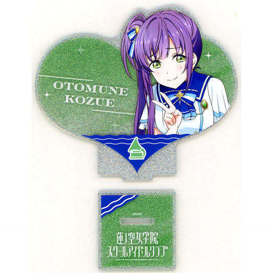 Kozue Otomune Love Live! Hasunosora Girls' High School Idol Club Ver. 365Days Heart-Shaped Glitter Acrylic Stand [USED]