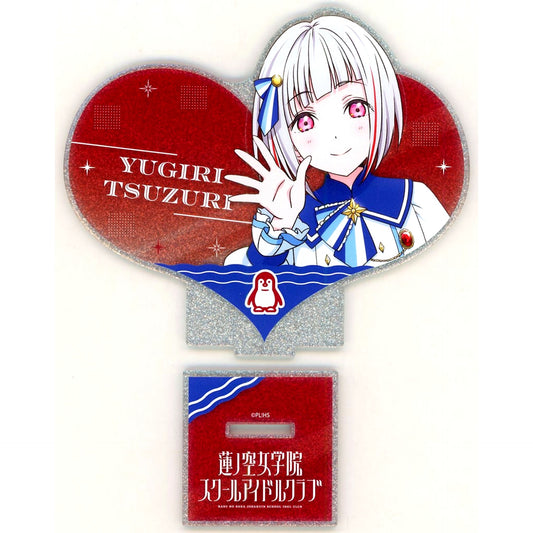 Tsuzuri Yugiri Heart-Shaped Glitter Acrylic Stand Ver. 365Days Love Live! Hasunosora Girls' High School Idol Club [USED]