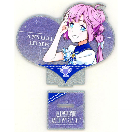Hime Anyoji Heart-Shaped Glitter Acrylic Stand Ver. 365Days Love Live! Hasunosora Girls' High School Idol Club [USED]