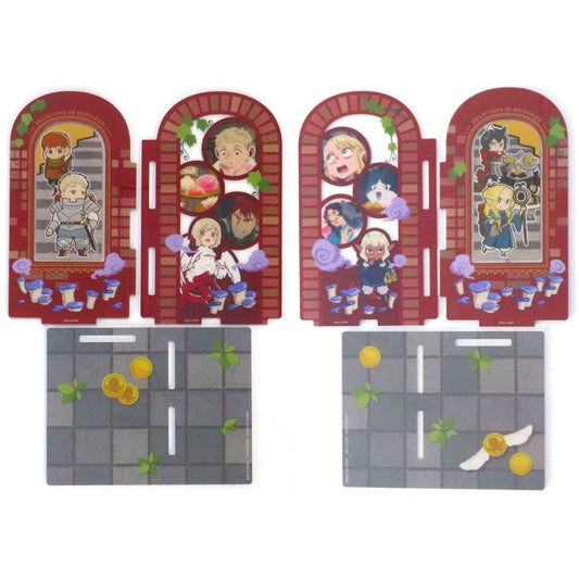 Set of 2 Delicious in Dungeon Changeling Clear Book Stand Taito Online Crane Limited [USED]