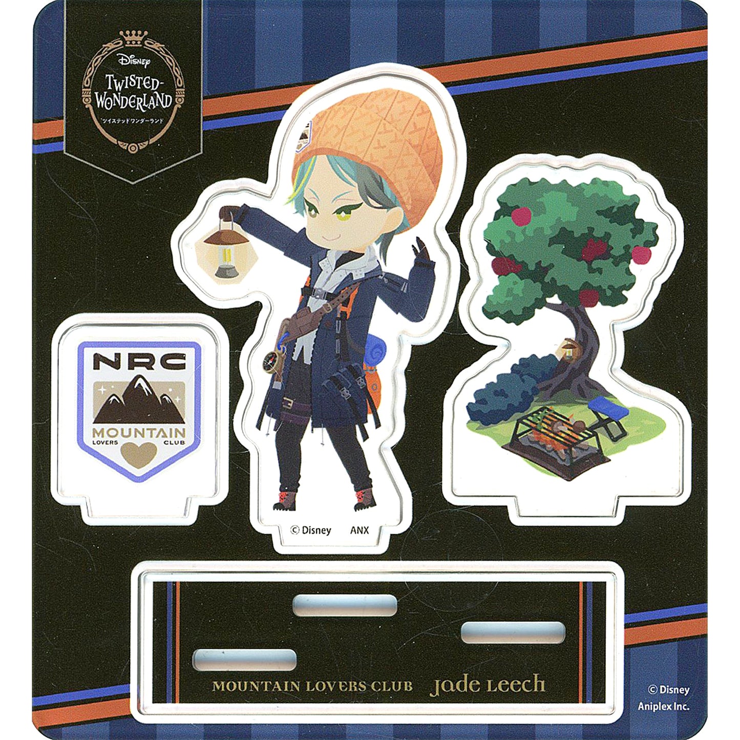 Jade Leech Club Wear Ver. Mountain Lovers Society Mini Acrylic Stand Disney Twisted-Wonderland [USED]