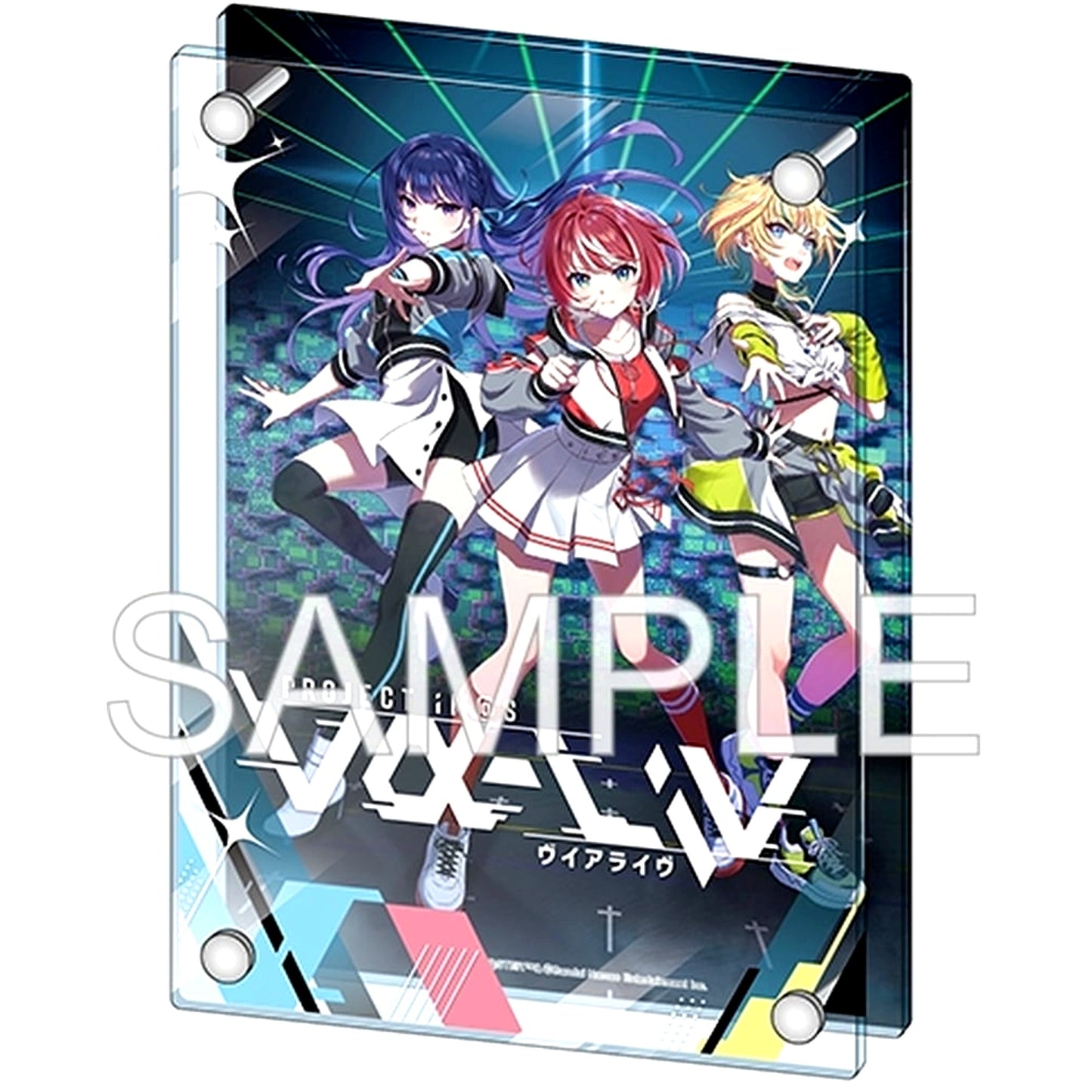 Group THE IDOLM@STER va-liv Diorama Acrylic Panel PROJECT va-liv [USED]
