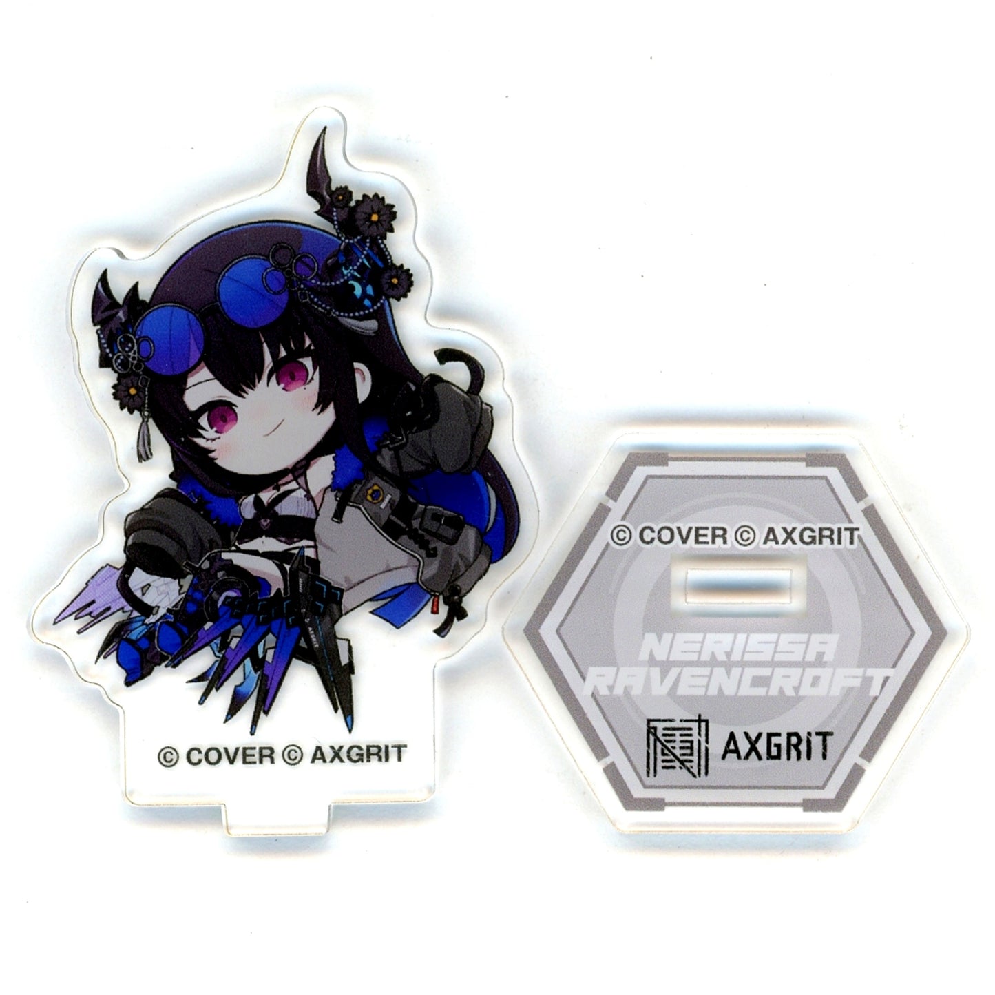 Nerissa Ravencroft Virtual YouTuber Hololive English Advent POP UP SHOP in SHIBUYA TSUTAYA AXGRIT Trading Mini Character Acrylic Stand [USED]