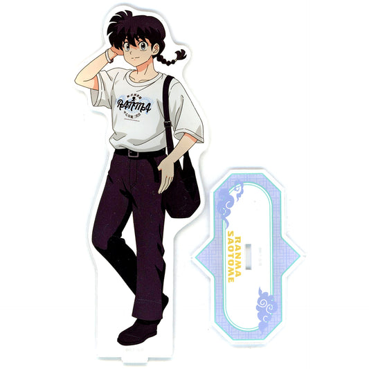 Ranma Saotome arti-mate BIG Acrylic Stand Illustration Casual Fashion Ver. Ranma 1/2 [USED]