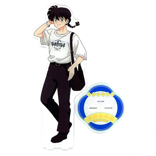 Ranma Saotome arti-mate Extra Large Acrylic Stand Illustration Casual Fashion Ver. Ranma 1/2 [USED]