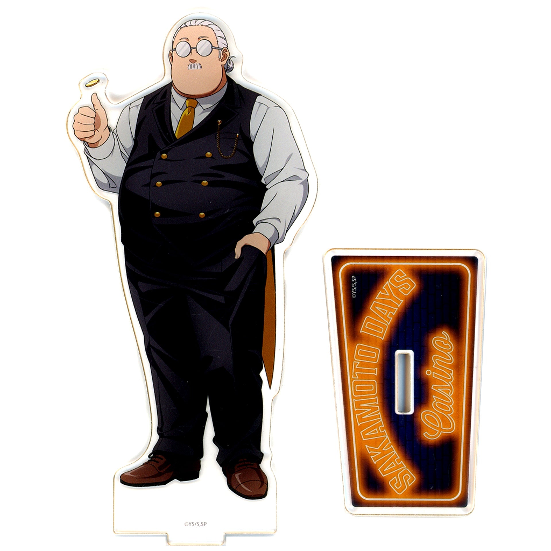 Taro Sakamoto A Chubby Casino Dealer Illustration Sakamoto Days Acrylic Stand [USED]