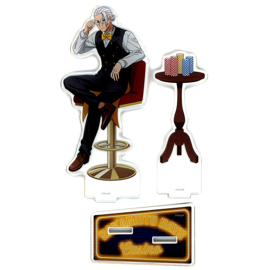 Taro Sakamoto B Skinny Sakamoto Days Full-body Illustration Casino Dealer Acrylic Stand [USED]
